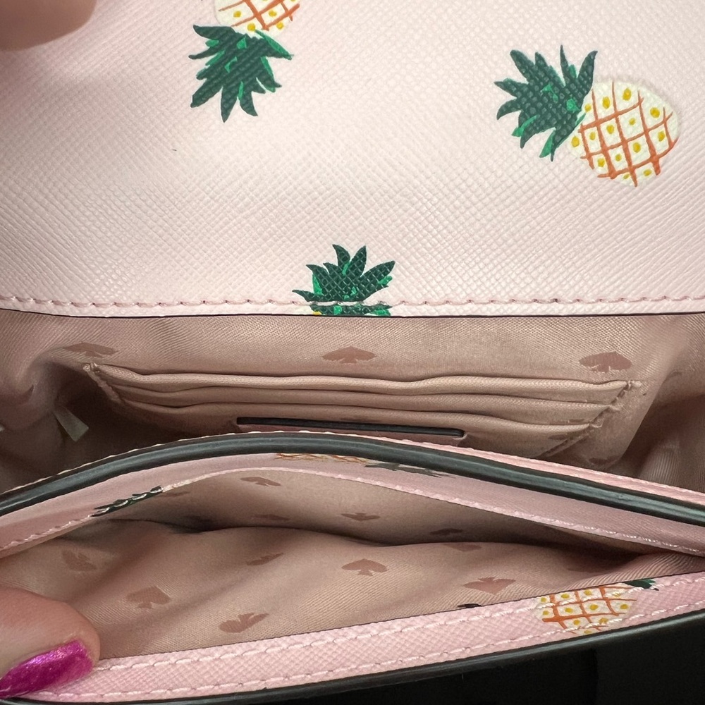Kate Spade SET Staci Square Pineapple with matching card holder - Picture 10 of 13